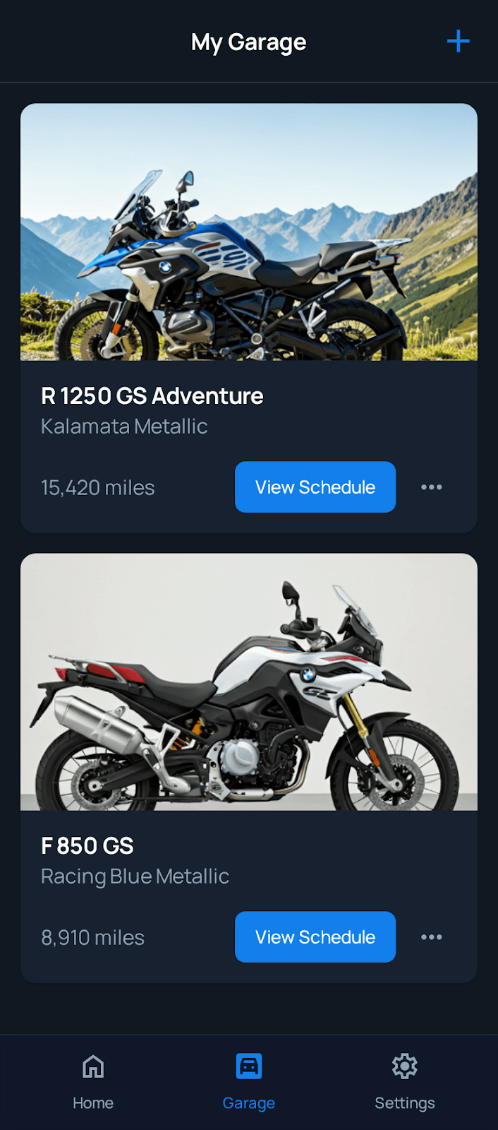 MyMotoWeb screenshot 1